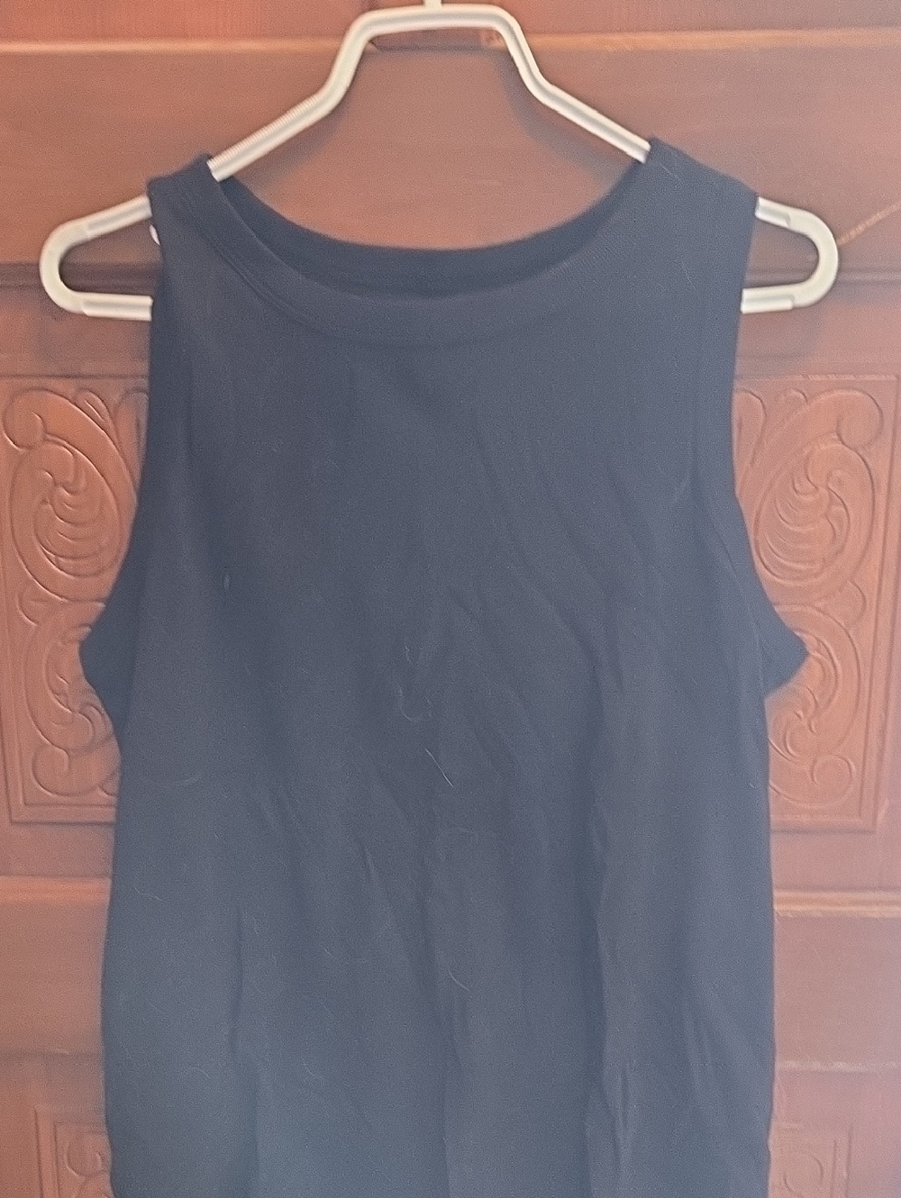 3 For $40 Terra & Sky Black Sleeveless Crewneck Tank